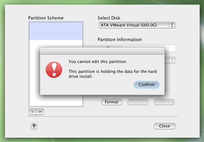 Can't touch the Windows partition