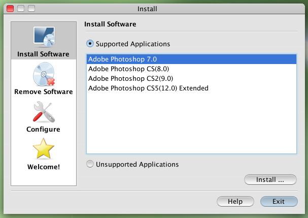 Crosswin software installer